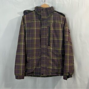 ZeroXposur Men's Plaid Snowboarding Jacket